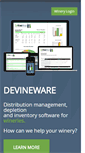 Mobile Screenshot of devineware.com