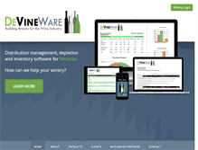 Tablet Screenshot of devineware.com